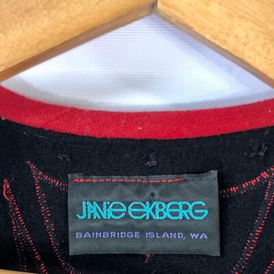 Vintage Janie Ekberg Wearable Art Vest 