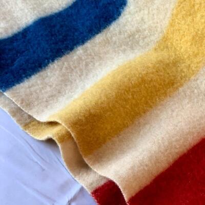 Vintage Faribault Mills Wool Blanket