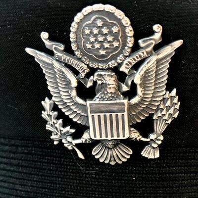 Vietnam Era USAF Black Dress Captainâ€™s Hat