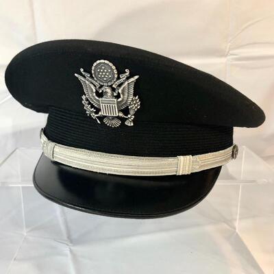 Vietnam Era USAF Black Dress Captainâ€™s Hat