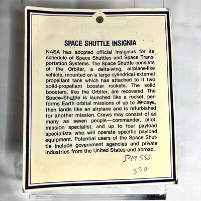 VINTAGE NASA Museum Challenger Patch