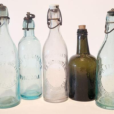 Lot 147: Antique Soda Bottle Lot