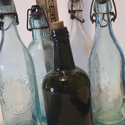 Lot 147: Antique Soda Bottle Lot