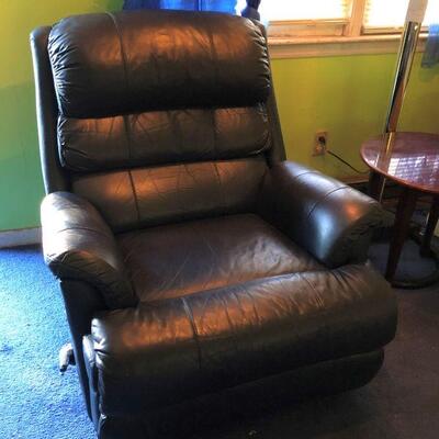 Lot 12 - Faux Leather Rocker Recliner LOCAL PICK UP ONLY