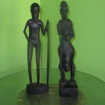 Lot 19 - Two Carved Wood Figurines