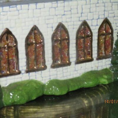 Lot 28 - Large Ceramic Church