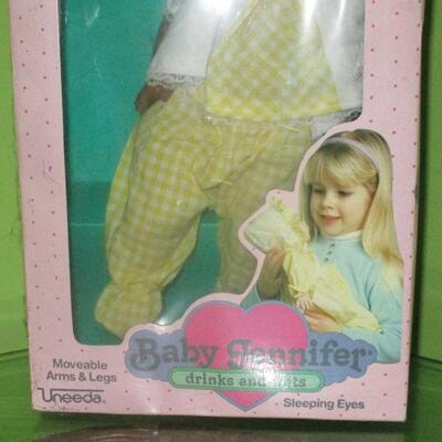 Lot 32 - Baby Jennifer Drinks and Wets Doll GOOGLE THIS ONE