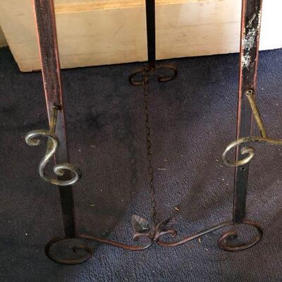 Lot 42 - Metal Easel LOCAL PICK UP ONLY