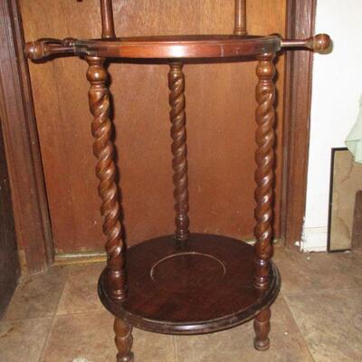 Lot 51 - Vintage Solid Wood Washstand with Bowl LOCAL PICK UP ONLY