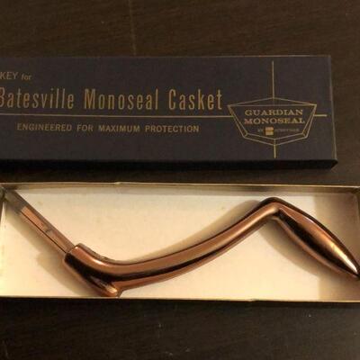 Lot 88 - Key for Batesville Monoseal Casket