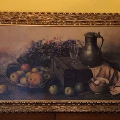 Lot 101 - Faux Oil Painting LOCAL PICK UP ONLY