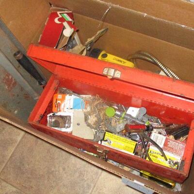 Lot 132 - Mystery Box of Tools and Stuff LOCAL PICK UP ONLY