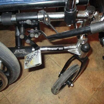 Lot 181 - Trace SX5 Reclining Wheelchair LOCAL PICK UP ONLY