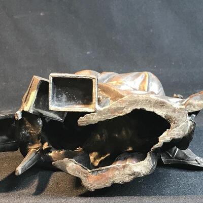 Lot 42:   Bronze Statue, Wartburg Germany Porcelain and More