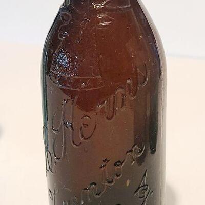 Lot 148: Antique Blob Top Soda Bottles Amber Kerns 