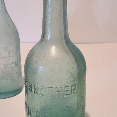 Lot 148: Antique Blob Top Soda Bottles Amber Kerns 