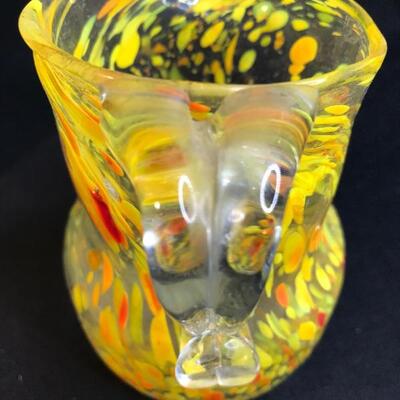 Lot 43:  Hand Blown Glass Pitchers