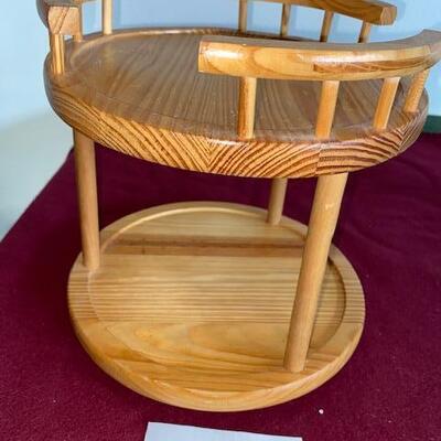 Lot 244 - Wood Lazy Suzan