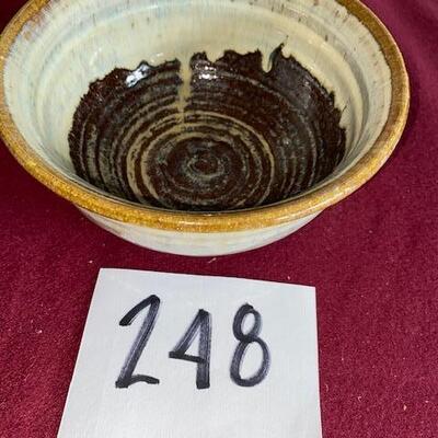 Lot 248 - Stoneware Pottery Bowl Steve Ashley