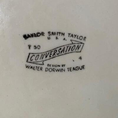 Lot 254 -  Vintage Conversation Platter
