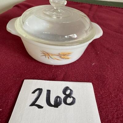 Lot 268 - Vintage Fire King Wheat Pattern