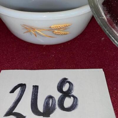 Lot 268 - Vintage Fire King Wheat Pattern