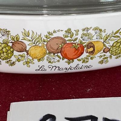Lot 270 - Corningware Spice of Life  2 quart Dish with Lid