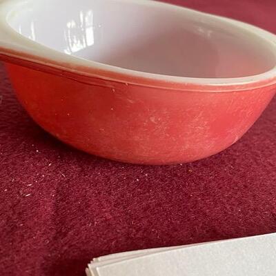 Lot 274 -  Pyrex Red bowl