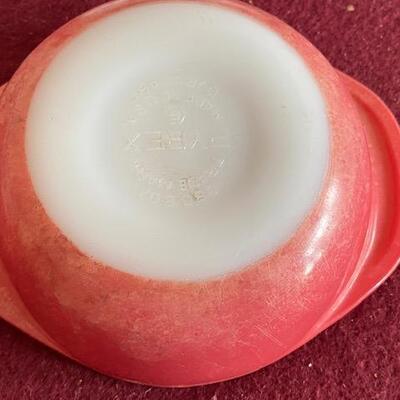 Lot 274 -  Pyrex Red bowl