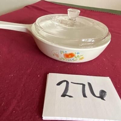 Lot 276 -  Vintage Corningware Wildflower Pattern