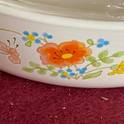 Lot 276 -  Vintage Corningware Wildflower Pattern