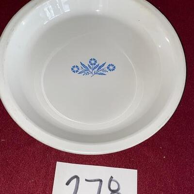 Lot 278 - Corningware Cornflower Pattern Pie Dish