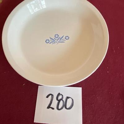 Lot 280 - Corningware Cornflower Pattern Pie Dish