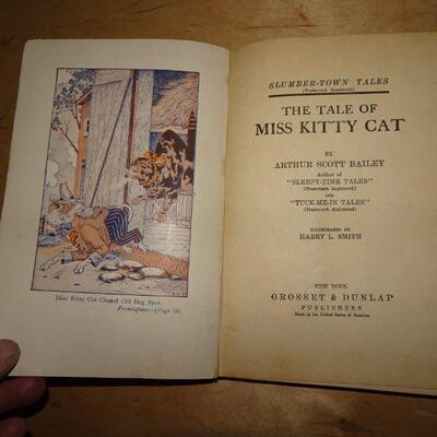 1921 The Tale of Miss Kitty Cat Children's book 