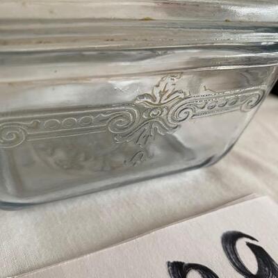 Lot 289 - Vintage Fire King Philbe Sapphire Refrigerator Dish