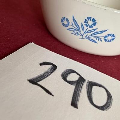 Lot 290 - Corningware Cornflower Pattern sauce pan