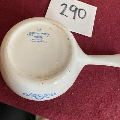 Lot 290 - Corningware Cornflower Pattern sauce pan