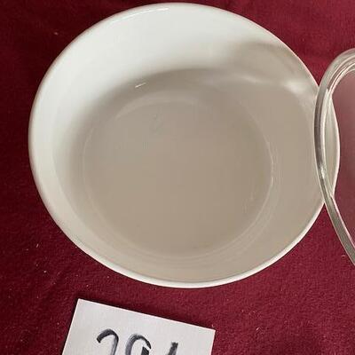 Lot 294 - Corningware French White Casserole