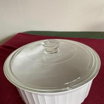 Lot 294 - Corningware French White Casserole