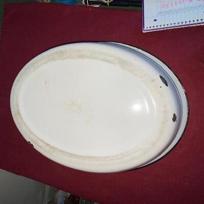 Lot 308 - Enamelware Pan