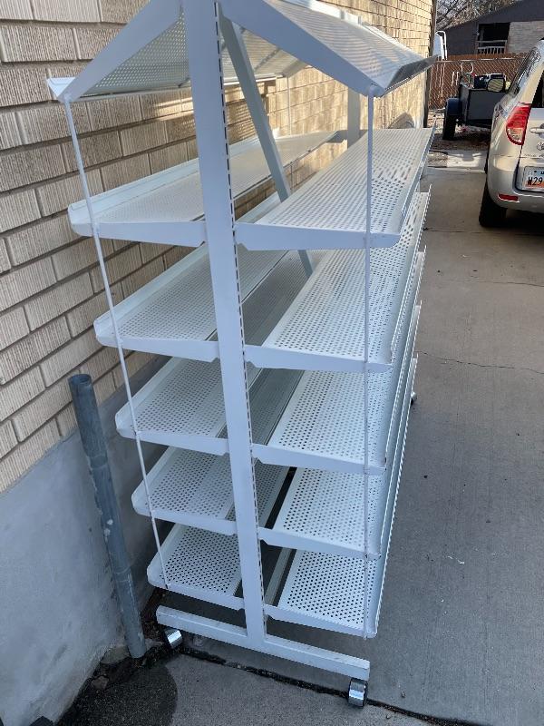 Commercial shoe rack