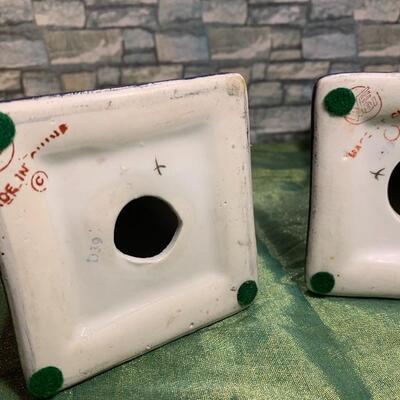 Porcelain candlesticks 
