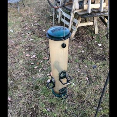 Lot OS 11: Shepherds Hook and Bird Feeders