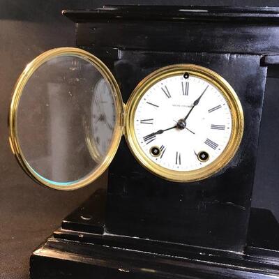 Lot 45:   Seth Mantle Thomas Clock. Works