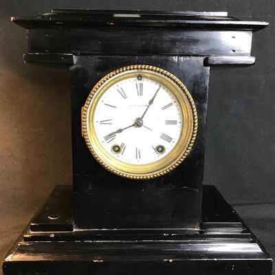 Lot 45:   Seth Mantle Thomas Clock. Works