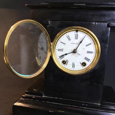 Lot 45:   Seth Mantle Thomas Clock. Works