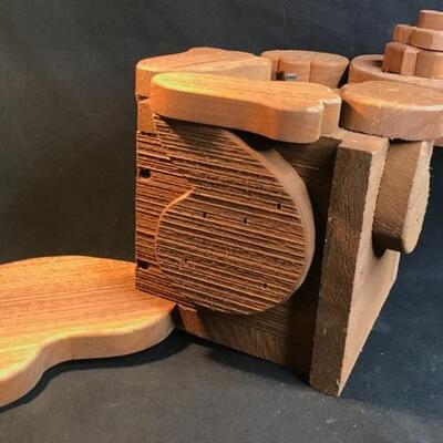 Lot 47:  Large Squirrel Birdhouse
