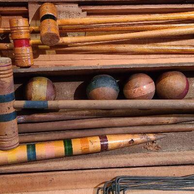 Lot 150: Antique Croquet Sets