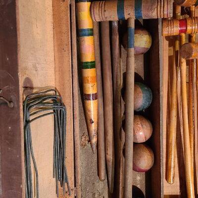 Lot 150: Antique Croquet Sets