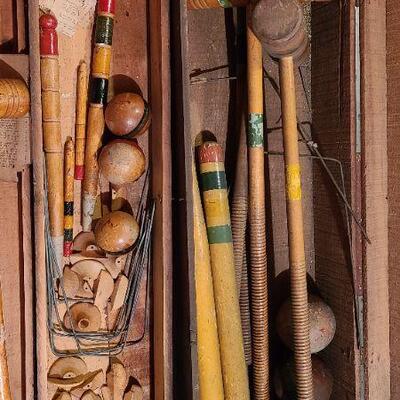 Lot 150: Antique Croquet Sets